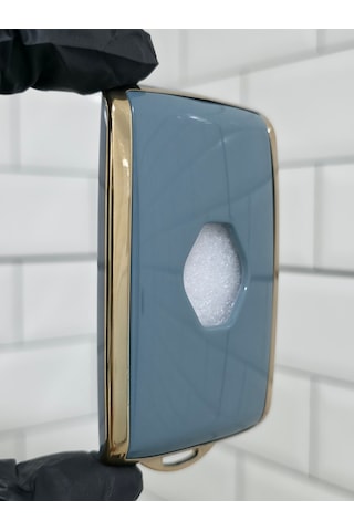 Renault Austral Megane E-tech Talisman Clio Uyumlu Anahtar Kılıfı Gri - Gold