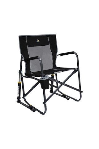 Gci Outdoor Freestyle Amortisörlü Katlanır Kamp Sandalyesi Siyah - Bordo Bordo