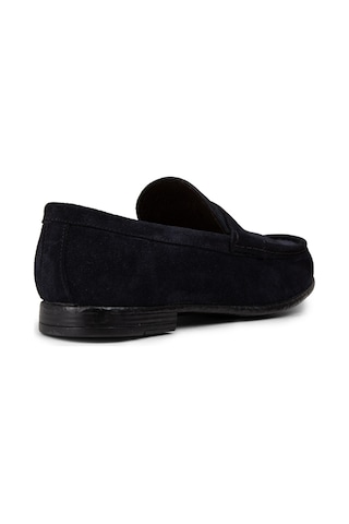 Deery Hakiki Süet Lacivert Erkek Loafer Ayakkabı - 01510mlcvc06 Lacivert