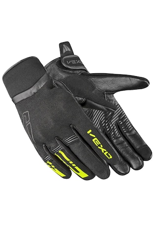 Vexo Aero Plus Siyah-neon Sarı Yazlık Motosiklet Eidiveni