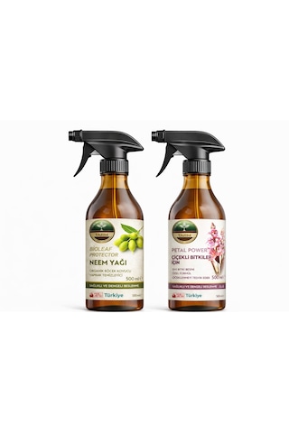 Çiçek Açtıran Ve Neem Yağı İkili Bakım Seti 2 L - 1 L - 1 L - 500 ML