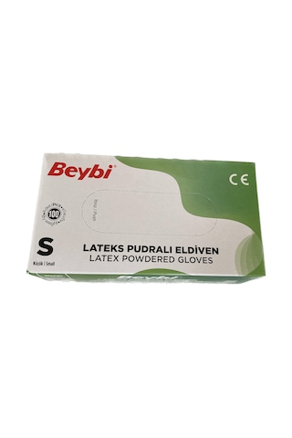 Beybi Lateks Pudralı Eldiven 100 Adet