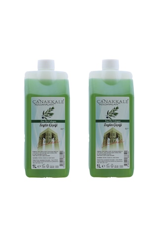 Çanakkale Kolonyaları Zeytin Çiçeği Kolonyası Korumalı Kapak - Yeni Model 2 x 1 L