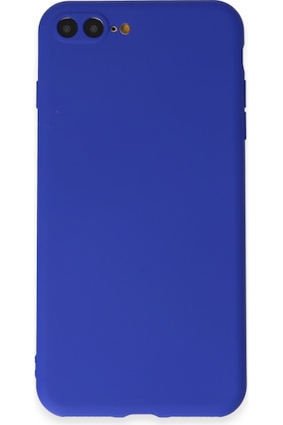 Newface Apple iPhone Uyumlu 7 Plus Kılıf First Silikon - Semeglbl - 57 Koyu Mavi