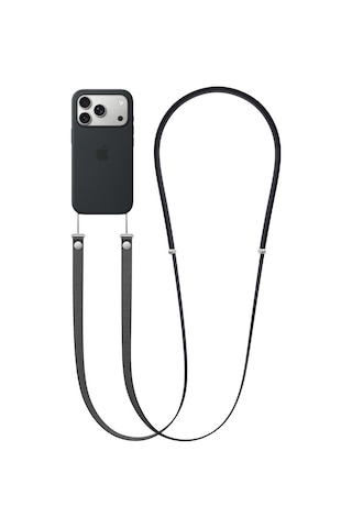 E2m Crossbody Strap Telefon Askısı Siyah