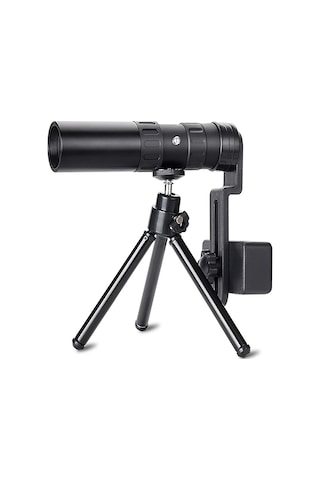 Suofeng 10-30x Bak4 Prisma Fmc Lens Monoküler Teleskop, Gece Görüşlü, Telefon Tutucu Ve Tripod İle, Doğa, Kuş İzleme, Kamp İçin