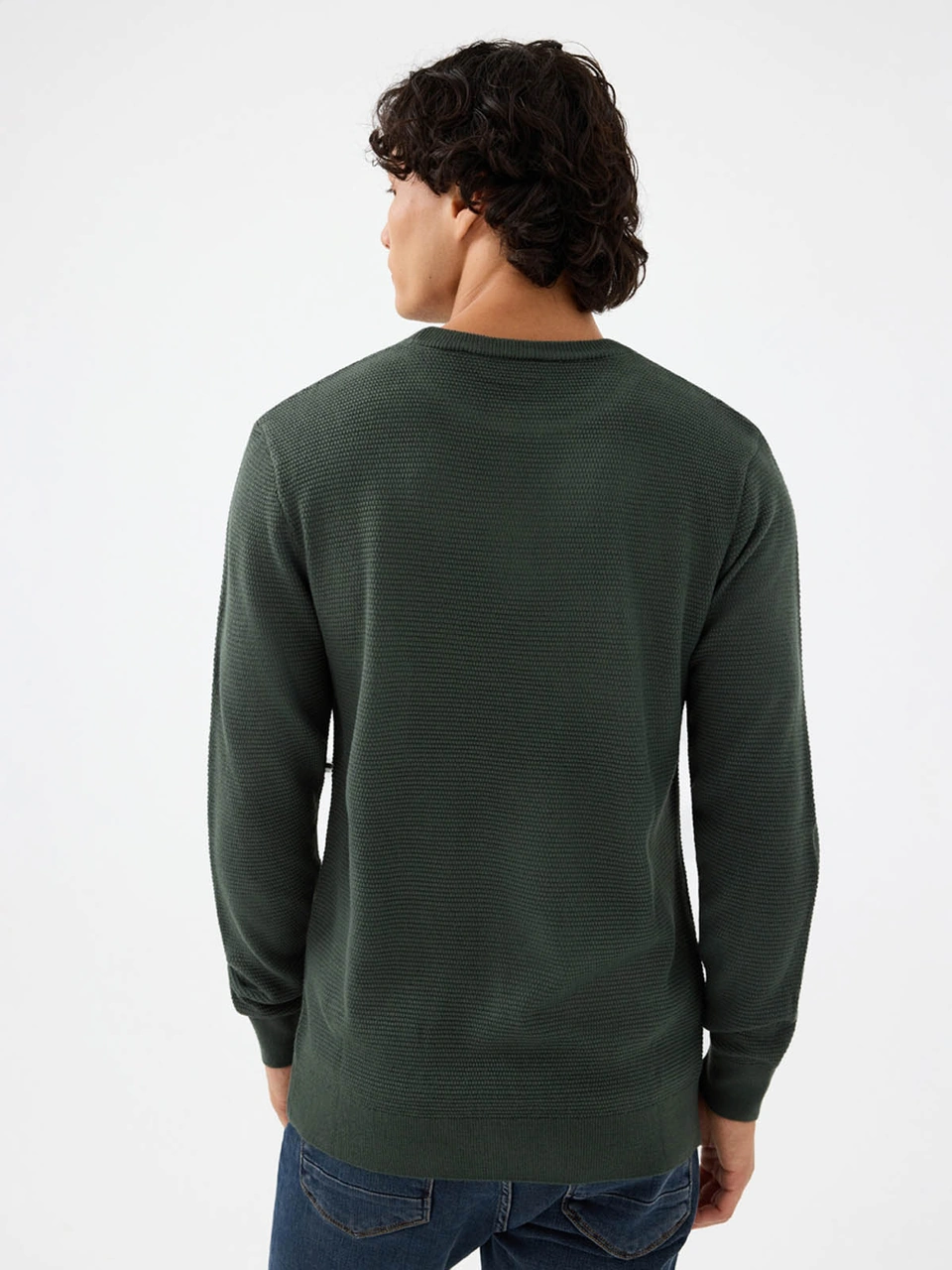 Loft Regular Fit Haki Erkek Kazak Lf2040477 Haki