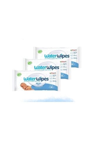 Waterwipes Yeni Bıo Islak Mendil (3X60) 180 Adet Baby Wipes