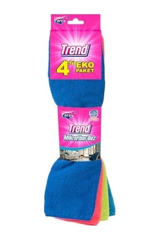 Trend Mikrofiber Temizlik Bezi 4&apos Lü 0