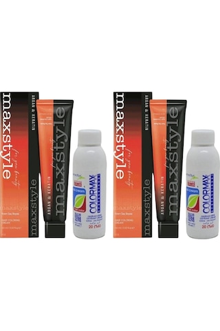 Maxstyle Sps864 Argan Ve Keratin 2025/08.43 Sultan Bakırı 60 Ml 2 Ad Saç Boyası + 2 Ad 90 Ml Oksidan