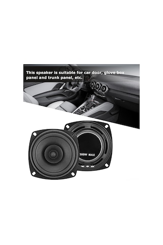 Reedark 4 İnç Araba Koaksiyel Hoparlörü - 300w Güçlü Ses, Net Kalite, Kolay Kurulum, Araba Kapısı/bagaj İçin