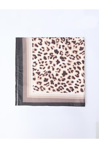 Jimmy Key Kahverengi Etnik Desenli Modern Eşarp 5ww492928800