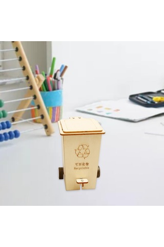 Homyl Flip Çöp Tenekesi Dıy 3d Geri-dönüştürülebilir