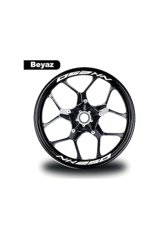 Cf Moto Nk 250 Jant İçi 8 Adet Sticker Beyaz