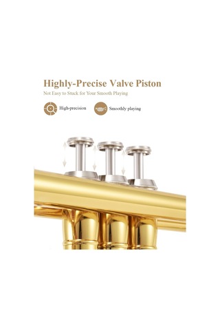 Eastar Etr-380 Standard Si Bemol Trompet Golden