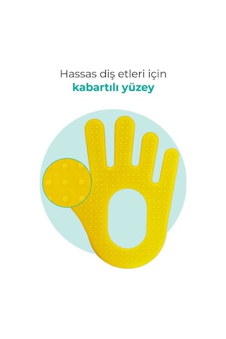 Mamajoo Yumuşak Diş Kaşıyıcı / Sarı El Sarı