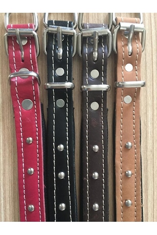Atlantik Köpek Boyun Tasması Kahverengi 2 x 45 CM Kahverengi