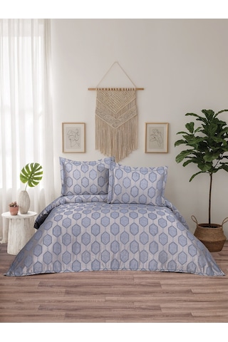 Angel 3 Parça İndigo Çift Kişilik Pike Takımı 240 X 260 Cm İndigo