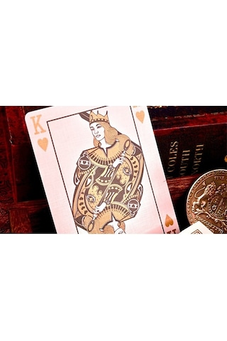 King Star Sanctuary Gold Premium Oyun Kağıdı İskambil Kartları Destesi