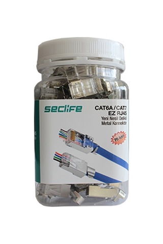 Seclife Snw 7030p Cat6a/cat7 Yeni Nesil Delikli Metal 70 Ad Rj45