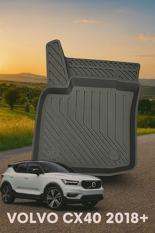 Gold Volvo Xc40 2018+ Uyumlu 3d Havuzlu Oto Paspas Premium