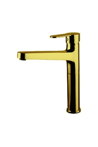 Newarc Domino Çanak Tipi Lavabo Bataryası Altın