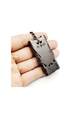 Schulzz Professional Çelik Düdük Ultra Yüksek Ses Gunmetal 180 DB Çok Renkli