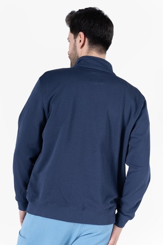 Owl 9150 Diagonel Fermuarlı Sweatshirt Light Lacivert