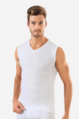 3 Adet Beyaz Kolsuz Erkek Atlet V Yaka Sıfır Kol Tişört %100 Pamuklu Beyaz