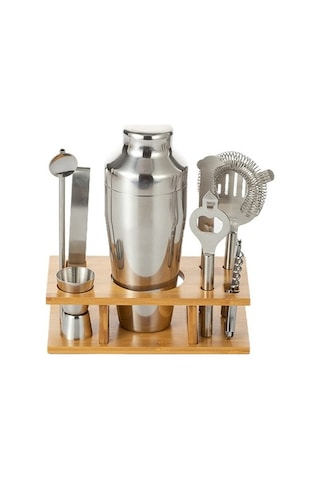 Dancemonkey By-7 7'si 1 Arada Paslanmaz Çelik Barmen Seti Bar 550ml İle Mükemmel İçki Keyfi