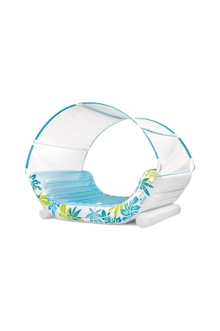 Intex 56294 Tropikal Gölgelikli Ada Yatak 224cm Çift Kişilik Çok Renkli