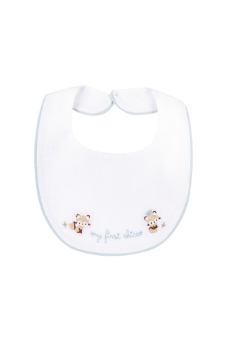 Chicco Bebek Nakışlı Mama Önlüğü 09102042000000 000032 Beyaz