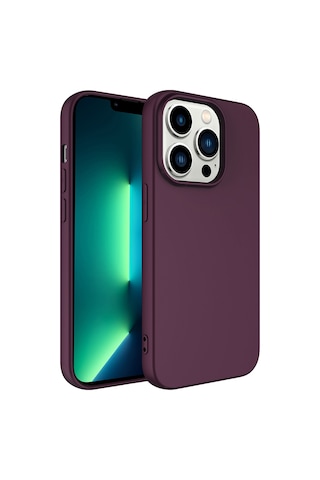 Subutu Apple Uyumlu iPhone 14 Pro Max Kılıf Sbt Lsr Lansman Kapak - Koyu Mor Mor