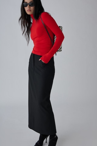 Suud Collection Siyah Mina Maxi Etek