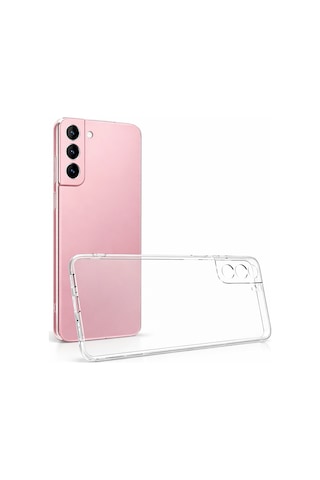 Samsung Uyumlu Galaxy S21 Fe Kılıf Şeffaf Kamera Korumalı 3d