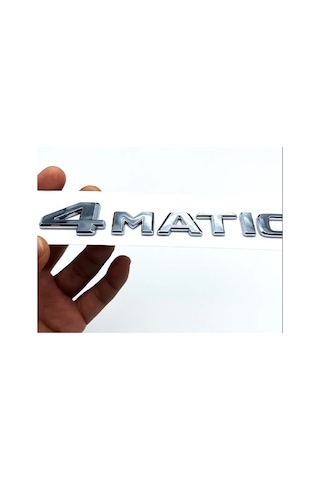 4 Matic Bagaj Yazısı Abs Krom Renk Universal 4matic Bagaj Yazısı