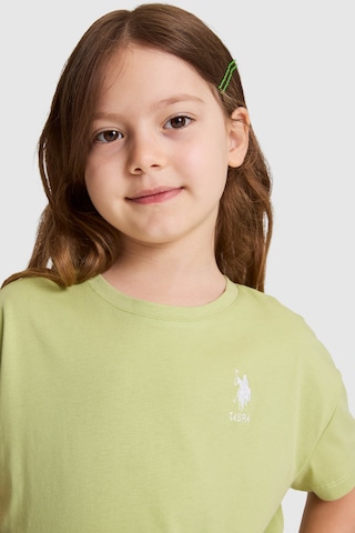 U.S. Polo Assn. Kız Çocuk Çağla Tişört Basic 50325609-vr016 Cagla