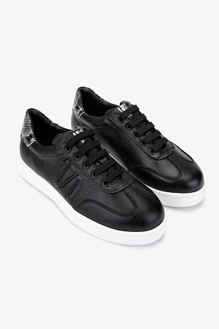 Valmenti Kadın Hakiki Deri Siyah Floter Sneakers & Spor Ayakkabı 1116 1362 Bn Ayk Y25 Sıyah Fltr Siyah