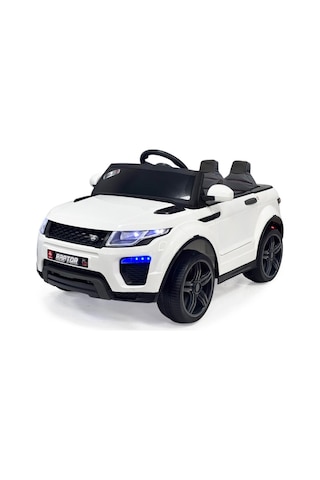 Raptor Gt 12 Volt Uzaktan Kumandalı Mp3 Bluetooth Destekli Otomatik Fren Sistemli Çocuk Akülü Araba Beyaz