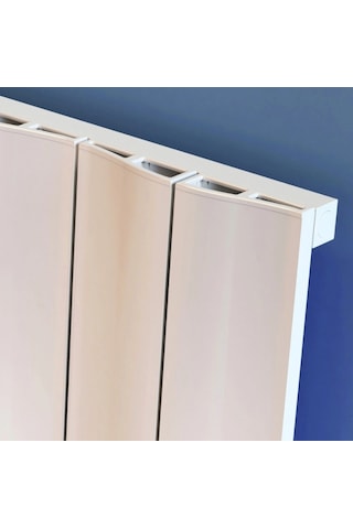 Lojimax Alüminyum Dekoratif Radyatör Amazonite 1800x412mm 4 Dilim Dokulu Siyah 1245 W Yüksek Isıl Güç