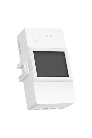 Xindoker Sonoff Powr320d Beyaz Akıllı Elektrik Sayaçlı Anahtar, Lcd Ekranlı, 20a Maksimum, Wi-fi İle Kontrol, Ewelink Uygulaması Desteği