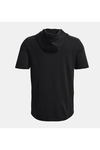 Under Armour Erkek UA Rival Terry Kısa Kollu Kapüşonlu Üst 1370396-001 Siyah