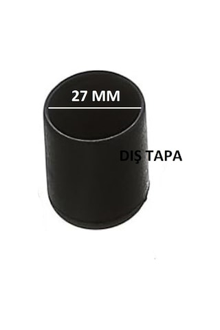 Adilon Tapa, Plastik Sandalye, Profil Tapası Ø27 Mm Dış 10 Adet Diğer