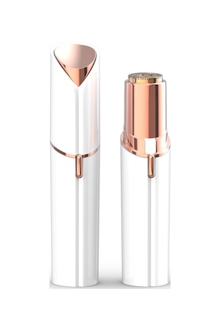 Moveevo Kadın Tüy Alma Aleti Başlığı Yıkanabilir Sessiz Ağrısız Elektrikli Tıraş Makinesi 1106 Beyaz