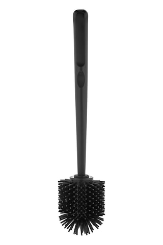 Silikon Banyo Hazneli Tuvalet Klozet Temizleme Fırçası Siyah Renk Siyah