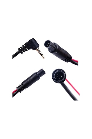 Araç Kamera Kablosu 5 Pin 2,5 mm 4 Boğum Araç Kamera Kablosu 10M