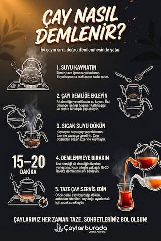 Nurdem Hediyelik Çay 500 Gr X 6 Adet Kilitli Ambalajlı