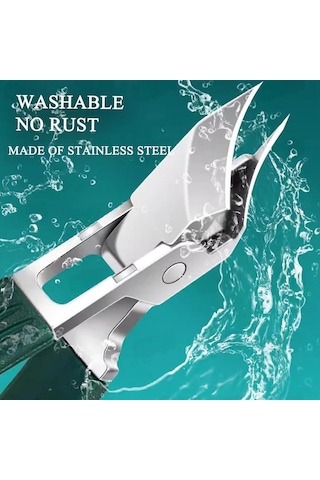 Shineyee Kavisli Geniş Ağızlı Tırnak Makası Seti - Çok Fonksiyonlu Ve Taşınabilir