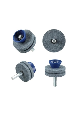 Pazly Çift Katlı Elektrikli Matkap Uçlu Çim Biçme Makinesi Bileme Taşı - Metal Parlatma Ve Keskinleştirme 3'lü Paket