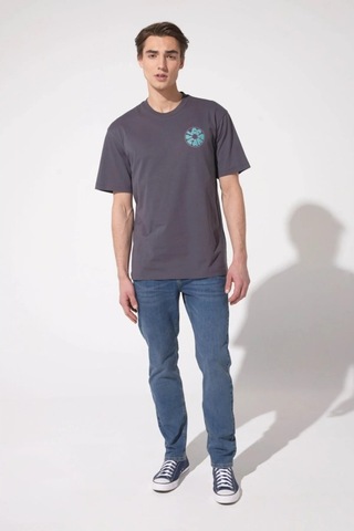 Lee Erkek Gri Bisiklet Yaka Tişört LL08FEON Gri